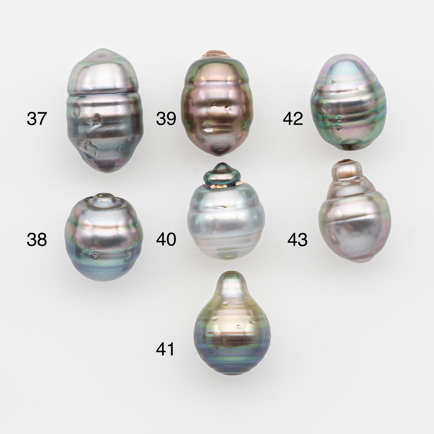 10-11mm Tahitian Pearl, Loose Undrilled with High Luster and Blemishes for Jewelry Making, SKU # 2894TH