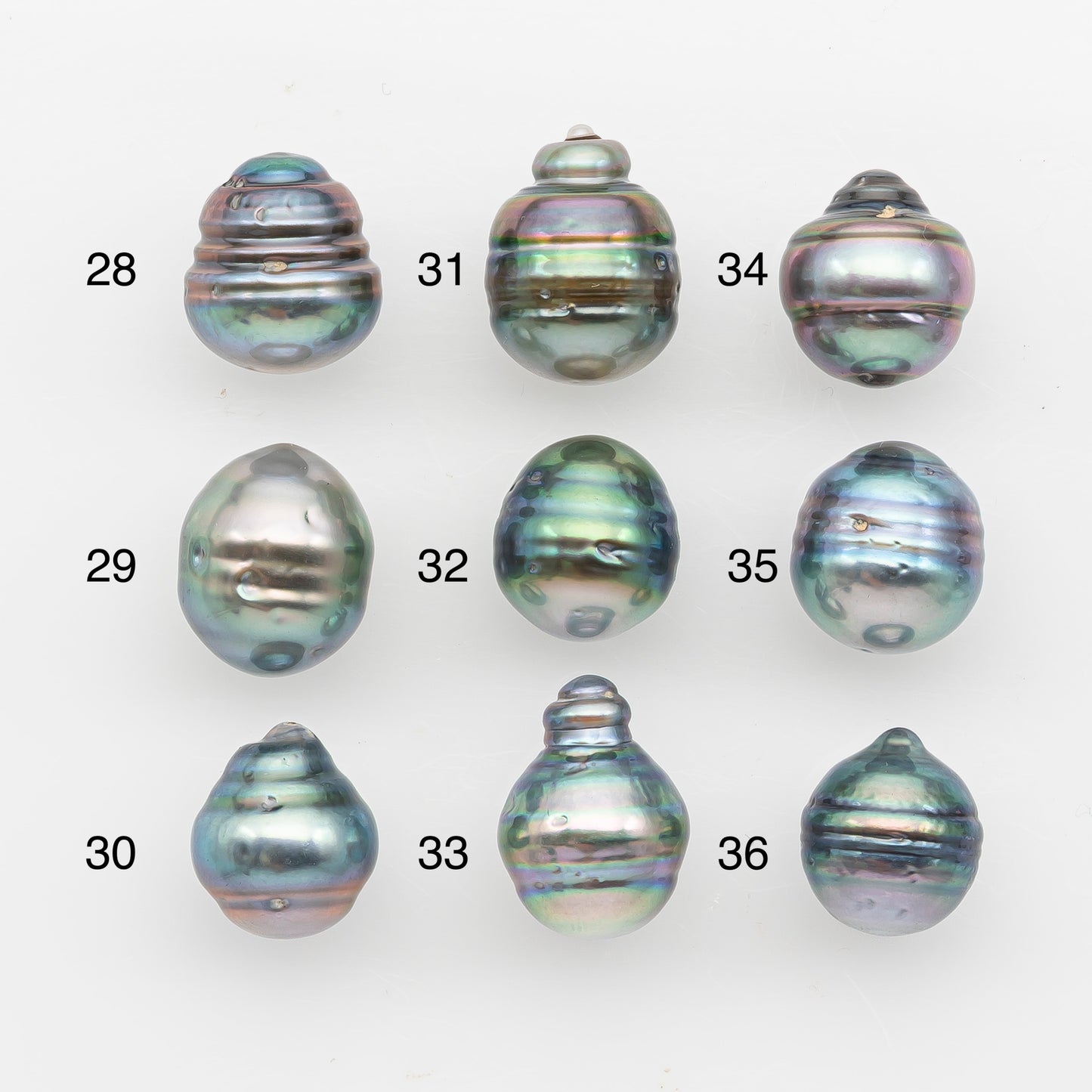10-11mm Tahitian Pearl, Loose Undrilled with High Luster and Blemishes for Jewelry Making, SKU # 2894TH