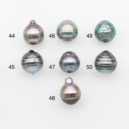 10-11mm Tahitian Pearl, Loose Undrilled with High Luster and Blemishes for Jewelry Making, SKU # 2894TH