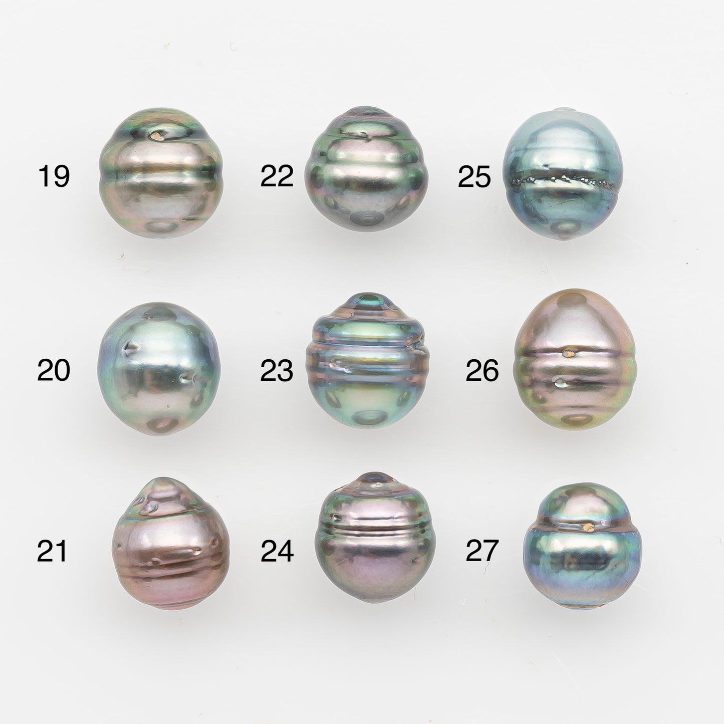 9-10mm Tahitian Pearl, Loose Undrilled with High Luster and Blemishes for Jewelry Making, SKU # 2895TH
