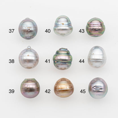 9-10mm Tahitian Pearl, Loose Undrilled with High Luster and Blemishes for Jewelry Making, SKU # 2895TH