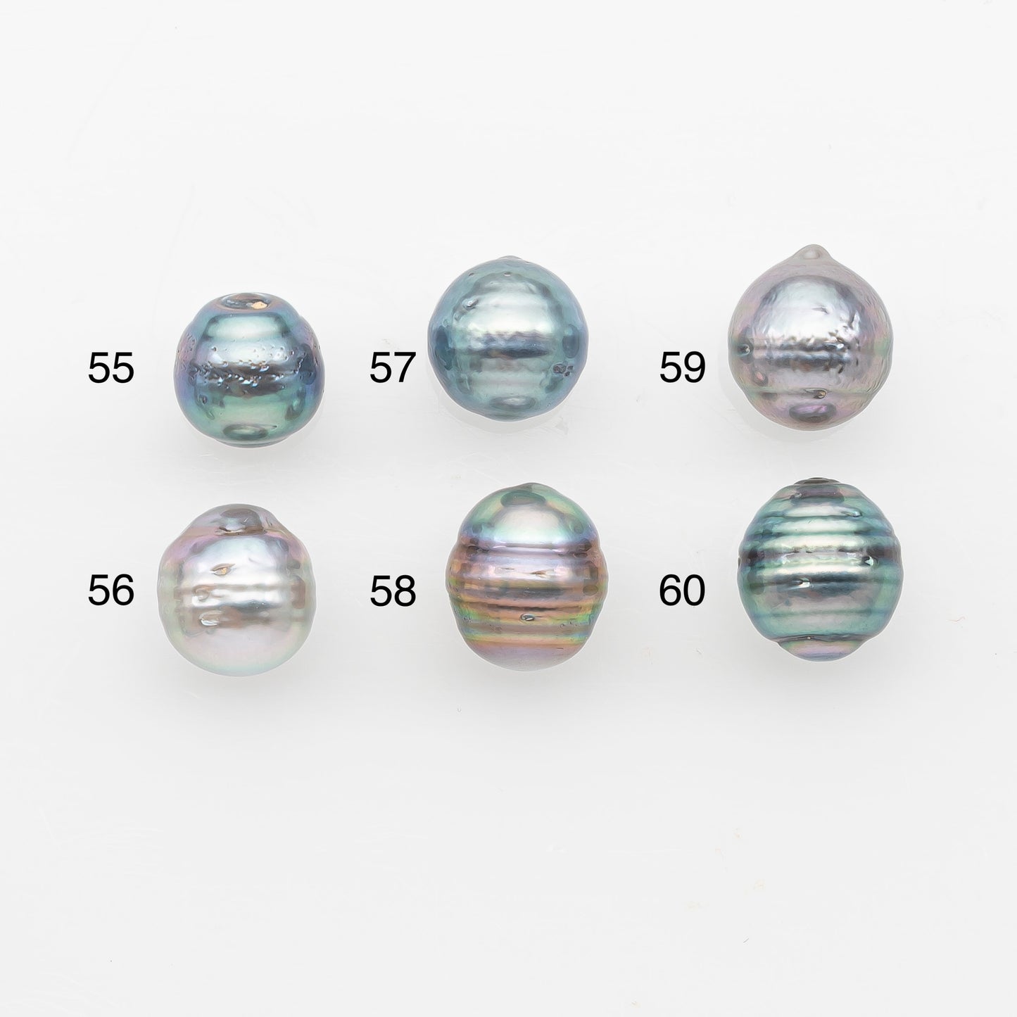 9-10mm Tahitian Pearl, Loose Undrilled with High Luster and Blemishes for Jewelry Making, SKU # 2895TH