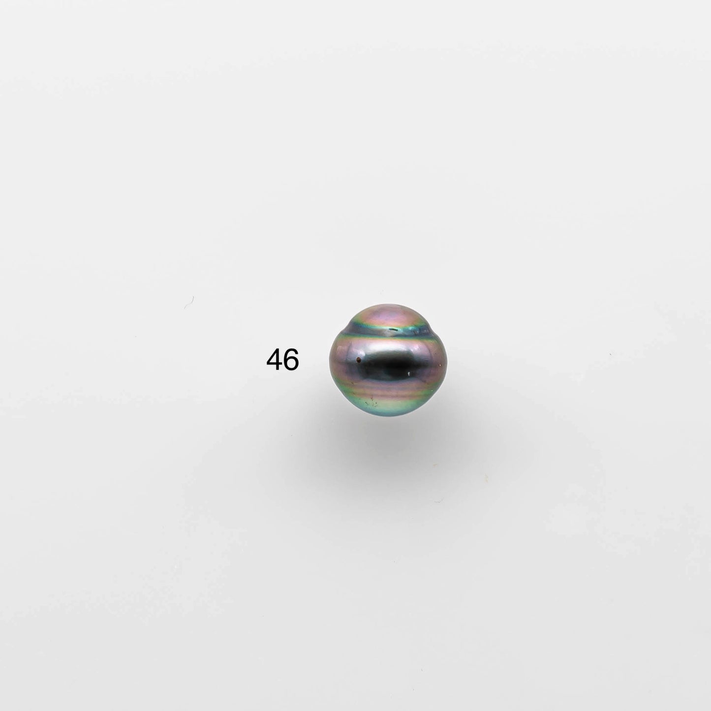 9-10mm Tahitian Pearl in Super High Luster and Minor Blemish, Single Piece Undrilled for Jewelry Making, SKU # 1740TH