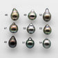 9-10mm Tahitian Pearl Teardrop with Amazing Luster and Natural Color, Single  Loose in Undrilled, Drilled or Large Hole, SKU # 1745TH