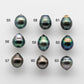 9-10mm Tahitian Pearl Teardrop with Amazing Luster and Natural Color, Single  Loose in Undrilled, Drilled or Large Hole, SKU # 1745TH