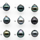 9-10mm Tahitian Pearl Drop with High Luster and Natural Color with Minor Blemishes, Loose Single Piece Undrilled, SKU # 2020TH