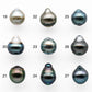 9-10mm Tahitian Pearl Drop with High Luster and Natural Color with Minor Blemishes, Loose Single Piece Undrilled, SKU # 2020TH