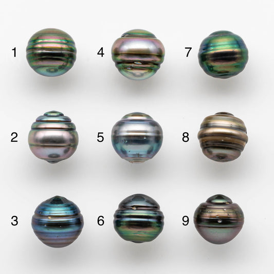 12-13mm Tahitian Pearl Drop with High Luster and Natural Color with Minor Blemishes, Loose Single Piece Undrilled, SKU # 1881TH