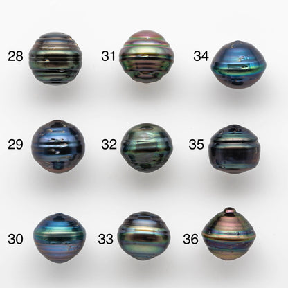 12-13mm Tahitian Pearl Drop with High Luster and Natural Color with Minor Blemishes, Loose Single Piece Undrilled, SKU # 1881TH