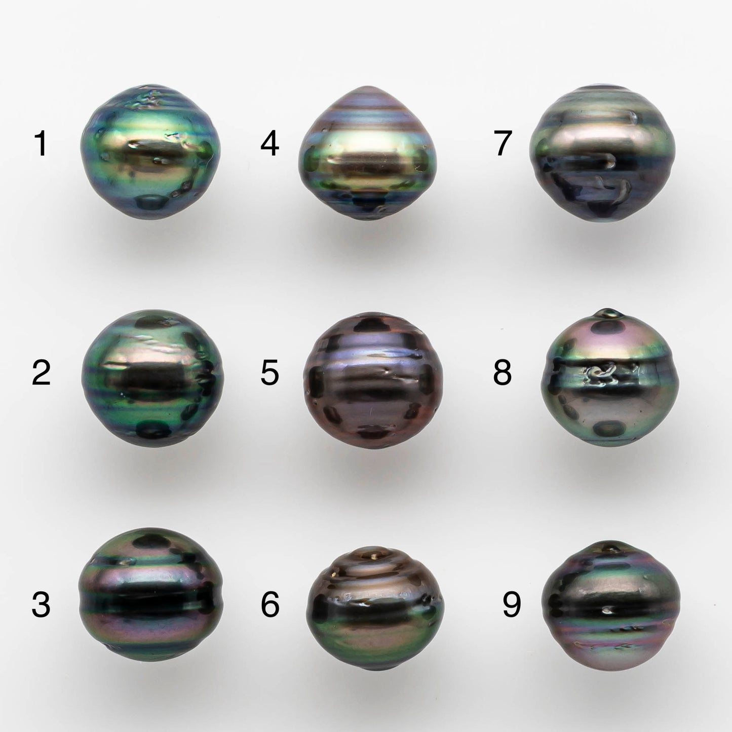 12-13mm Tahitian Pearl Baroque Drops in Natural Color and High Luster, Undrilled Loose Single Piece, SKU # 1883TH