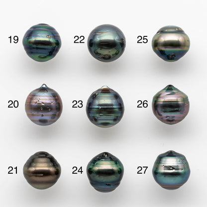 12-13mm Tahitian Pearl Baroque Drops in Natural Color and High Luster, Undrilled Loose Single Piece, SKU # 1883TH