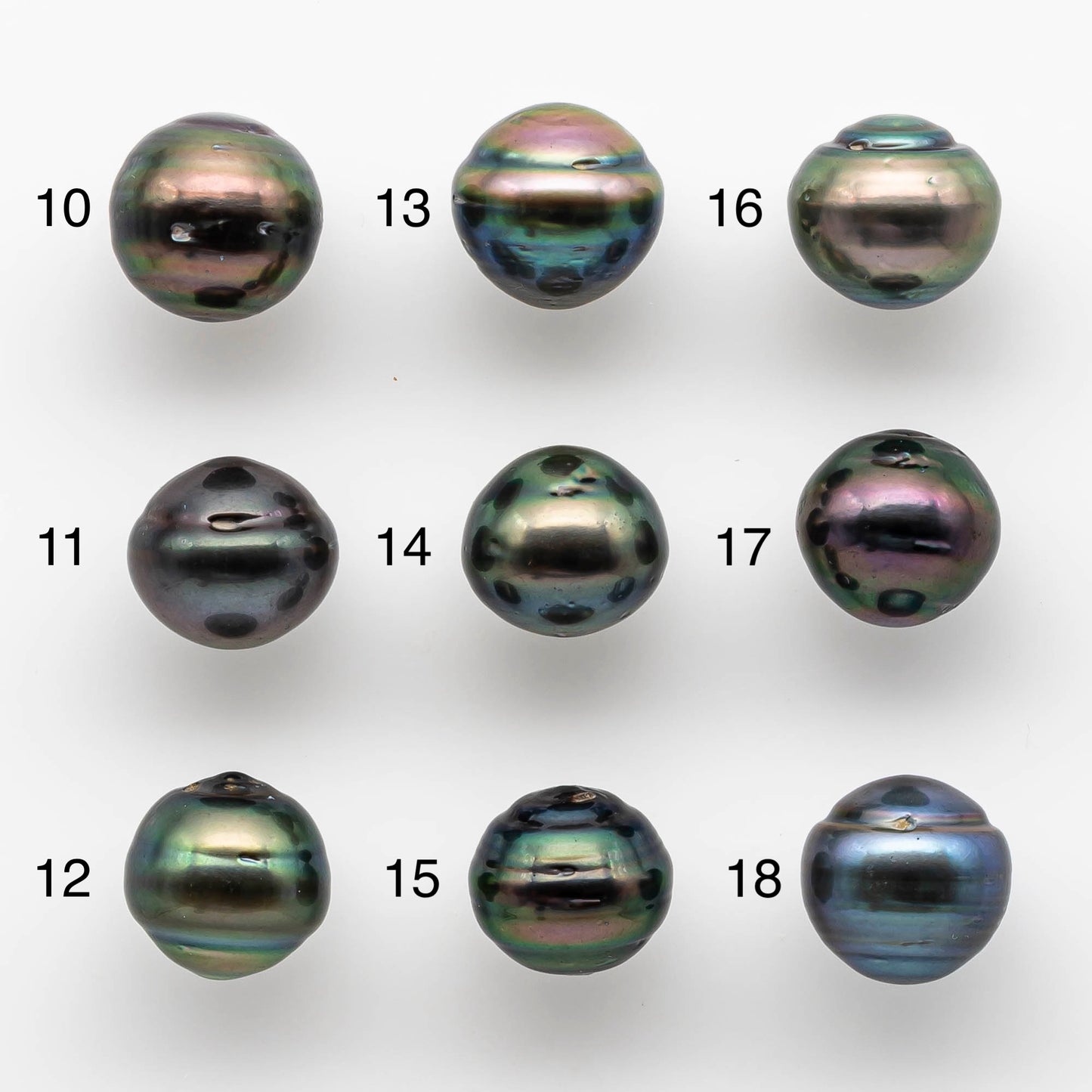 12-13mm High Quality Tahitian Pearl Drop in Natural Color and Very Nice Luster, Single Piece Loose Undrilled, SKU # 1885TH