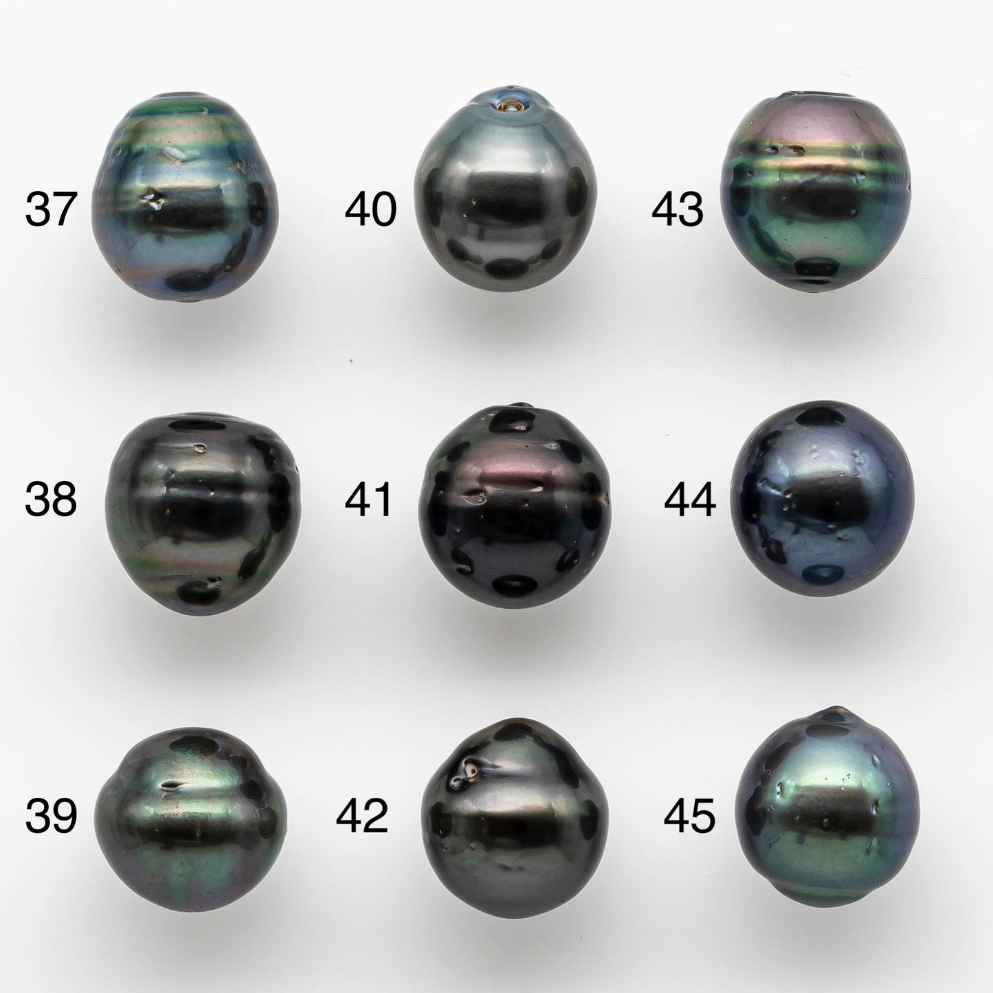 12-13mm High Quality Tahitian Pearl Drop in Natural Color and Very Nice Luster, Single Piece Loose Undrilled, SKU # 1885TH