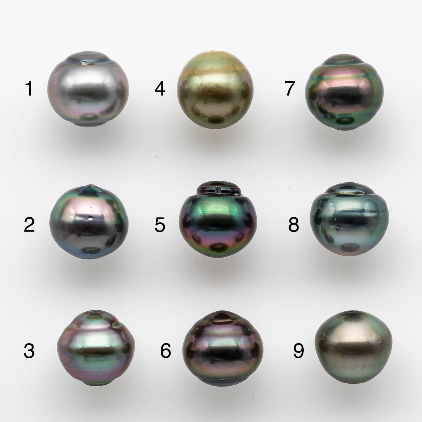 12-13mm Undrilled Drop Tahitian Pearl in High Luster and Natural Color with Minor Blemishes, Loose Single Piece, SKU # 1887TH