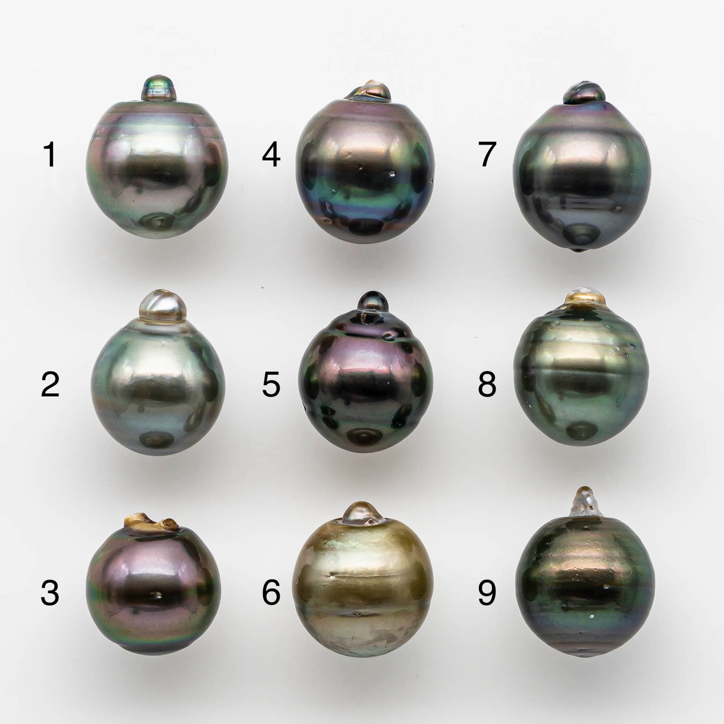 13-14mm Tahitian Pearl Drop with High Luster and Natural Color with Minor Blemishes, Loose Single Piece Undrilled, SKU # 1890TH