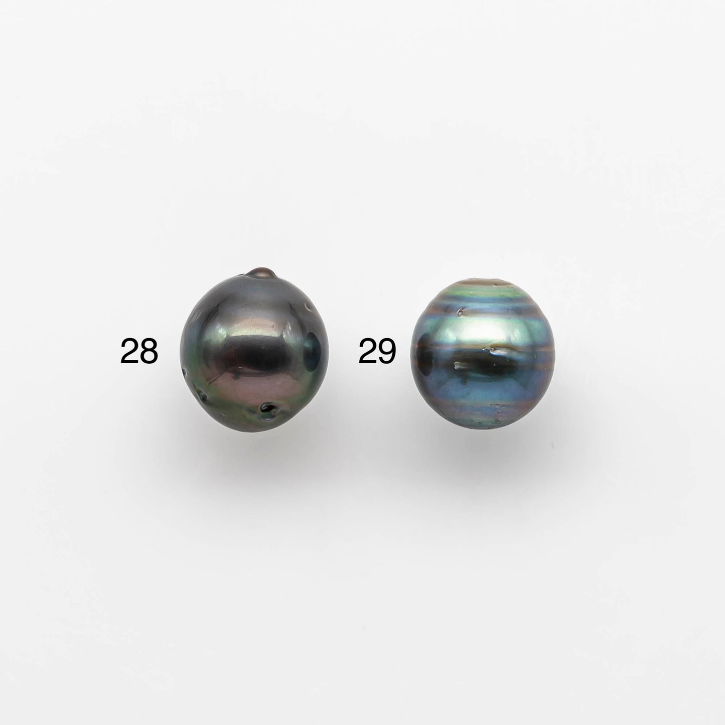 13-14mm Undrilled Tahitian Pearl Drop Shape Single Piece Loose in Natural Color and High Luster, SKU # 1891TH