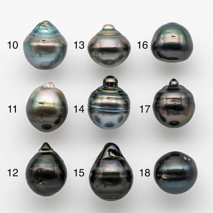 14-15mm Tahitian Pearl Baroque Drops in Natural Color and High Luster, Undrilled Loose Single Piece, SKU # 1892TH