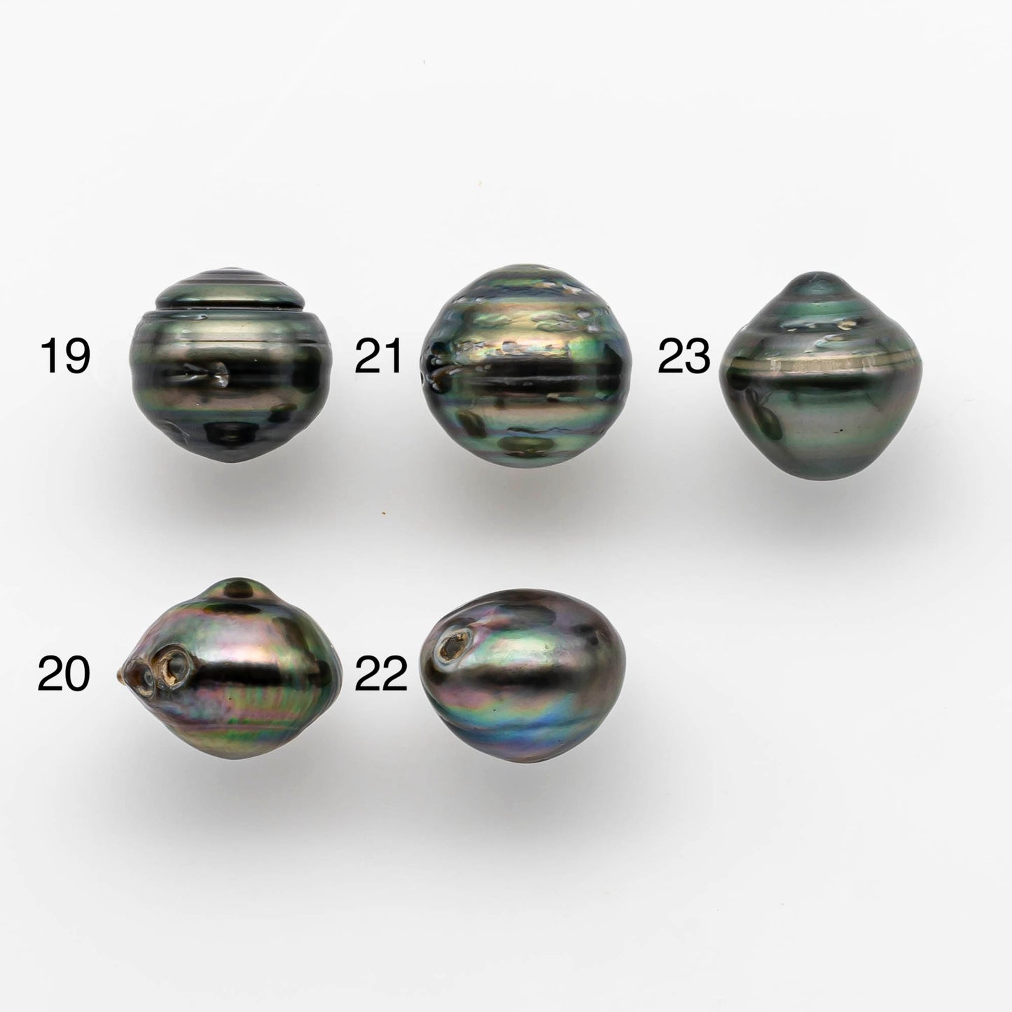 14-15mm Tahitian Pearl Baroque Drops in Natural Color and High Luster, Undrilled Loose Single Piece, SKU # 1892TH