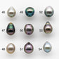 8-9mm Tahitian Pearl Drop with High Luster and Natural Color with Minor Blemishes, Loose Single Piece Undrilled, SKU # 1897TH