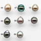 8-9mm Tahitian Pearl Drop with High Luster and Natural Color with Minor Blemishes, Loose Single Piece Undrilled, SKU # 1897TH