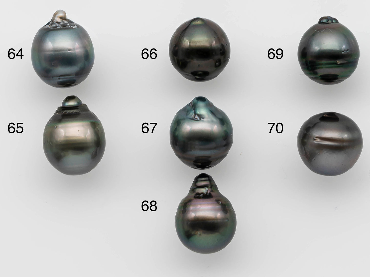 12-13mm Drop Tahitian Pearl Loose Single Piece Undrilled with Nice Luster and Natural Color for Jewelry Making, SKU # 1247TH