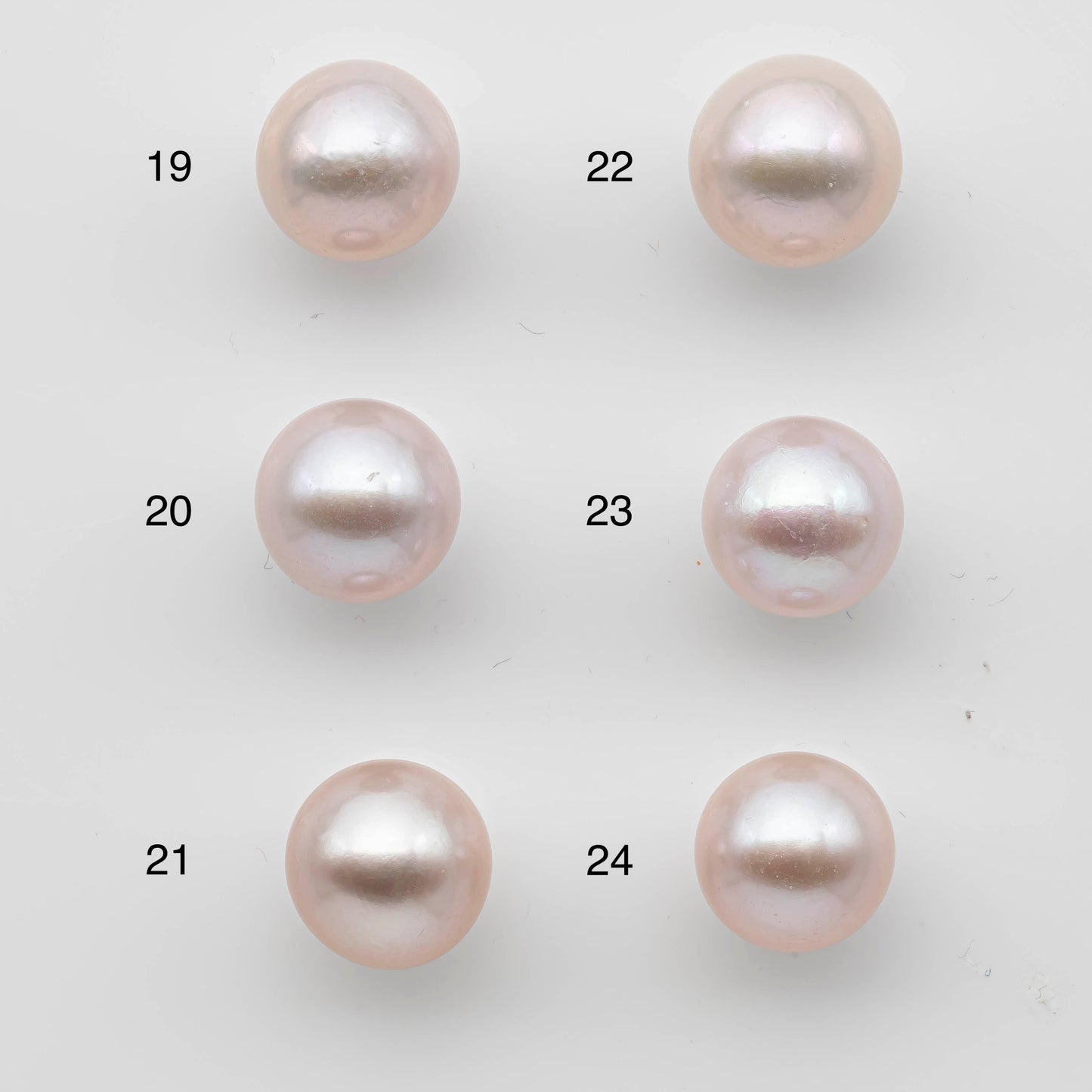 11-12mm White Edison Pearl  Round Single Piece White Creamy Pink Tone SKU #1181