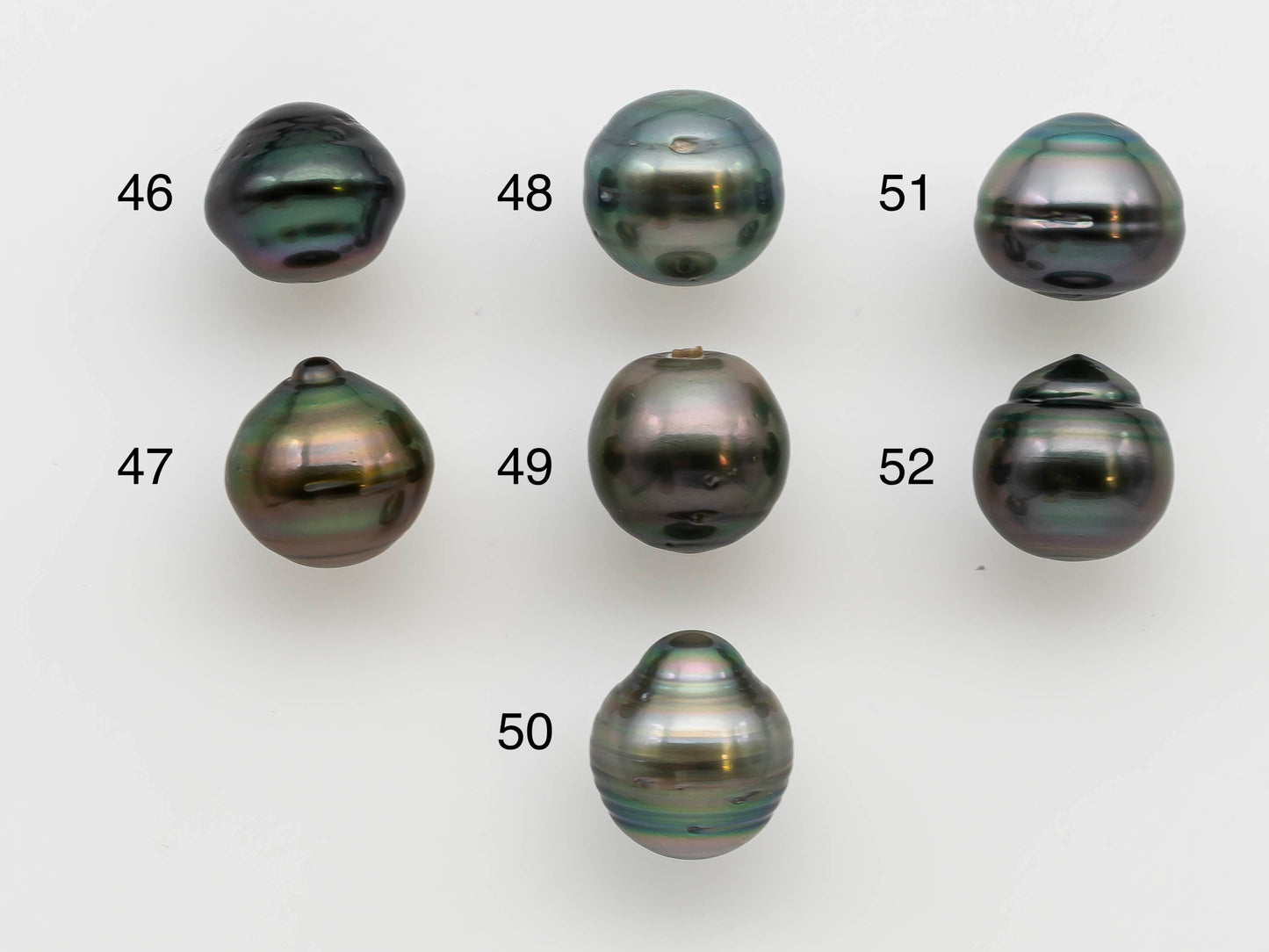 13-14mm Loose Tahitian Pearl in Natural Color Tear Drops with High Luster for Beading or Jewelry Making, SKU # 1257TH