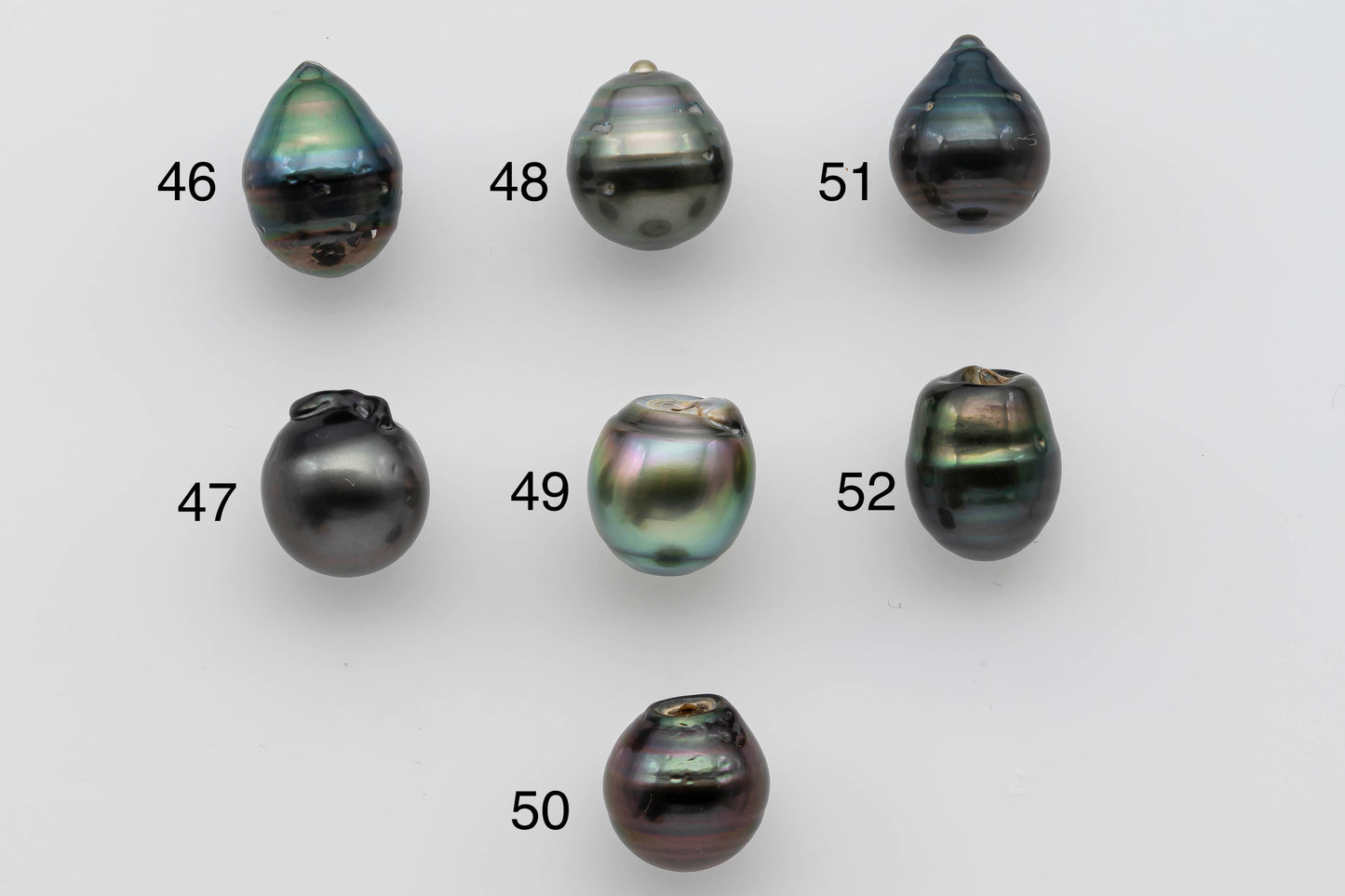 12-13mm Single Tahitian Pearl Tear Drop Natural Color with High Luster for Jewelry Making, SKU # 1276TH