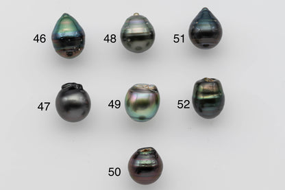 12-13mm Single Tahitian Pearl Tear Drop Natural Color with High Luster for Jewelry Making, SKU # 1276TH