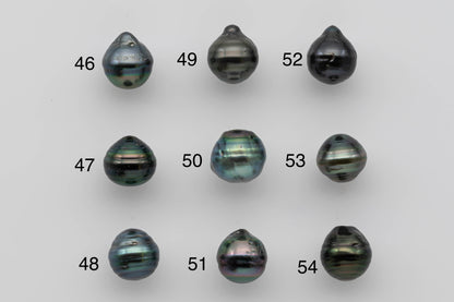 12-13mm Loose Tahitian Pearl with High Luster and Natural Color in Tear Drop for Beading or Jewelry Making, SKU # 1278TH