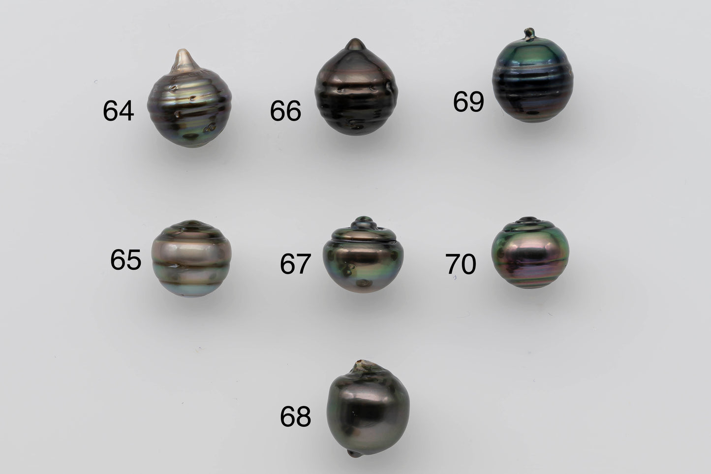 12-13mm Black Loose Tahitian Pearl Teardrop in Natural Color and High Luster for Jewelry Making, SKU # 1280TH