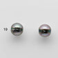 9-10mm Tahitian Pearl Matching Pair with High Luster and Natural Color for Making Earring, SKU # 1283TH