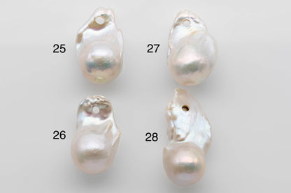 13-22mm Baroque Pearl Large Hole Top Drilled with High Luster, Single Piece Large Size Freshwater Pearl for Jewelry Making, SKU # 1291BA