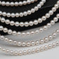 4-4.5mm AAA Freshwater Pearl Round White Strand with High Luster, Rare Finding for Beading or Jewelry Making, SKU # 1294FW