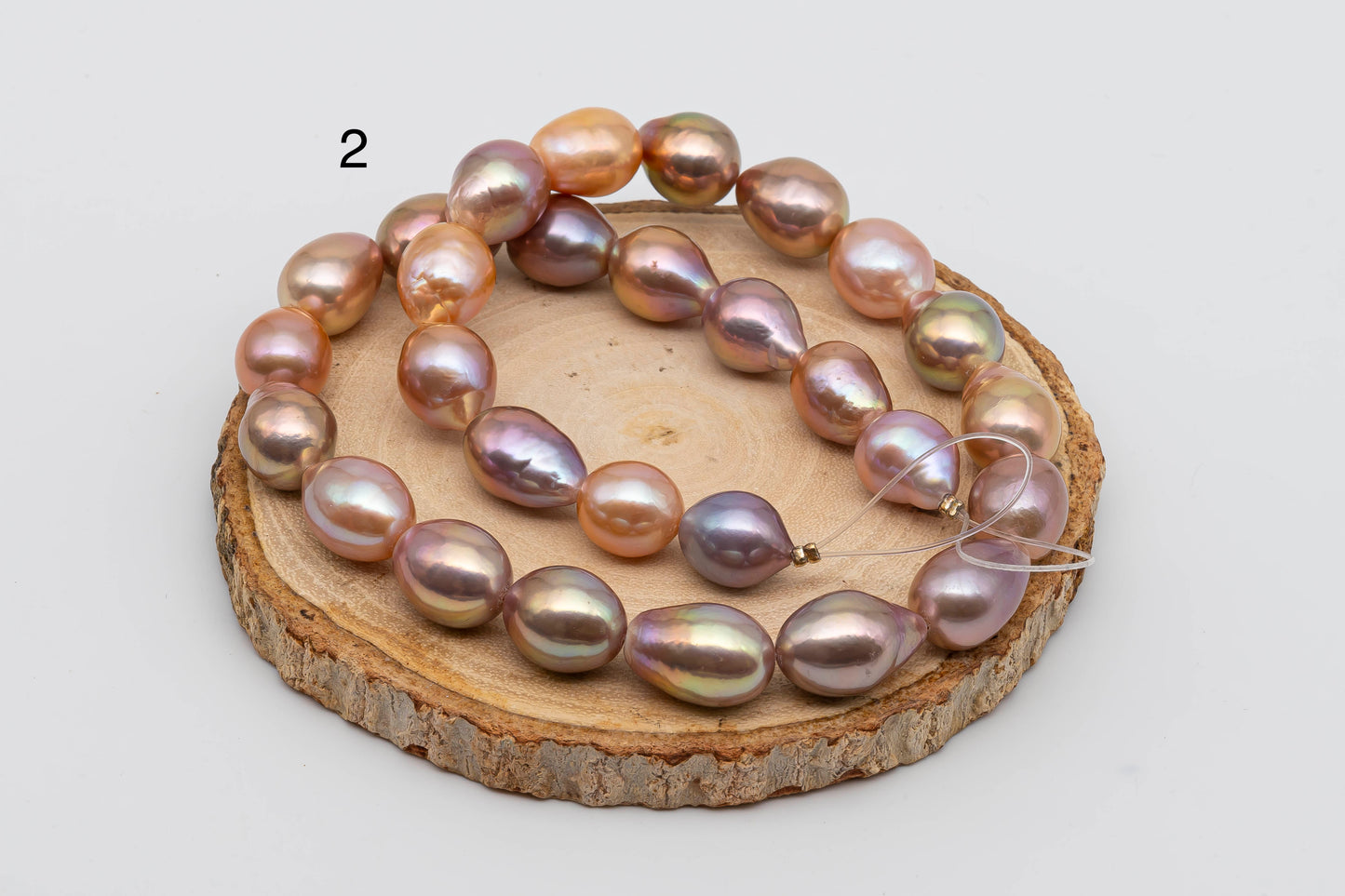 11-12mm or 12-13mm Edison Pearls in Natural Color with High Luster for Beading or Jewelry Making, SKU # 1295EP