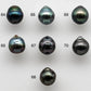 8-9mm Teardrop Tahitian Pearl Loose Undrilled in Natural Color with Nice Luster and Blemish, One Single Piece, SKU # 1458TH