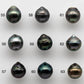 8-9mm Loose Tahitian Pearl Teardrops Undrilled in High Luster and Natural Color with Blemish, Single Piece, SKU # 1463TH