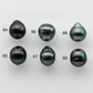 9-10mm Tahitian Pearl Tear Drops Single Piece Loose Undrilled in High Luster and Natural Color with Blemishes, SKU # 1468TH