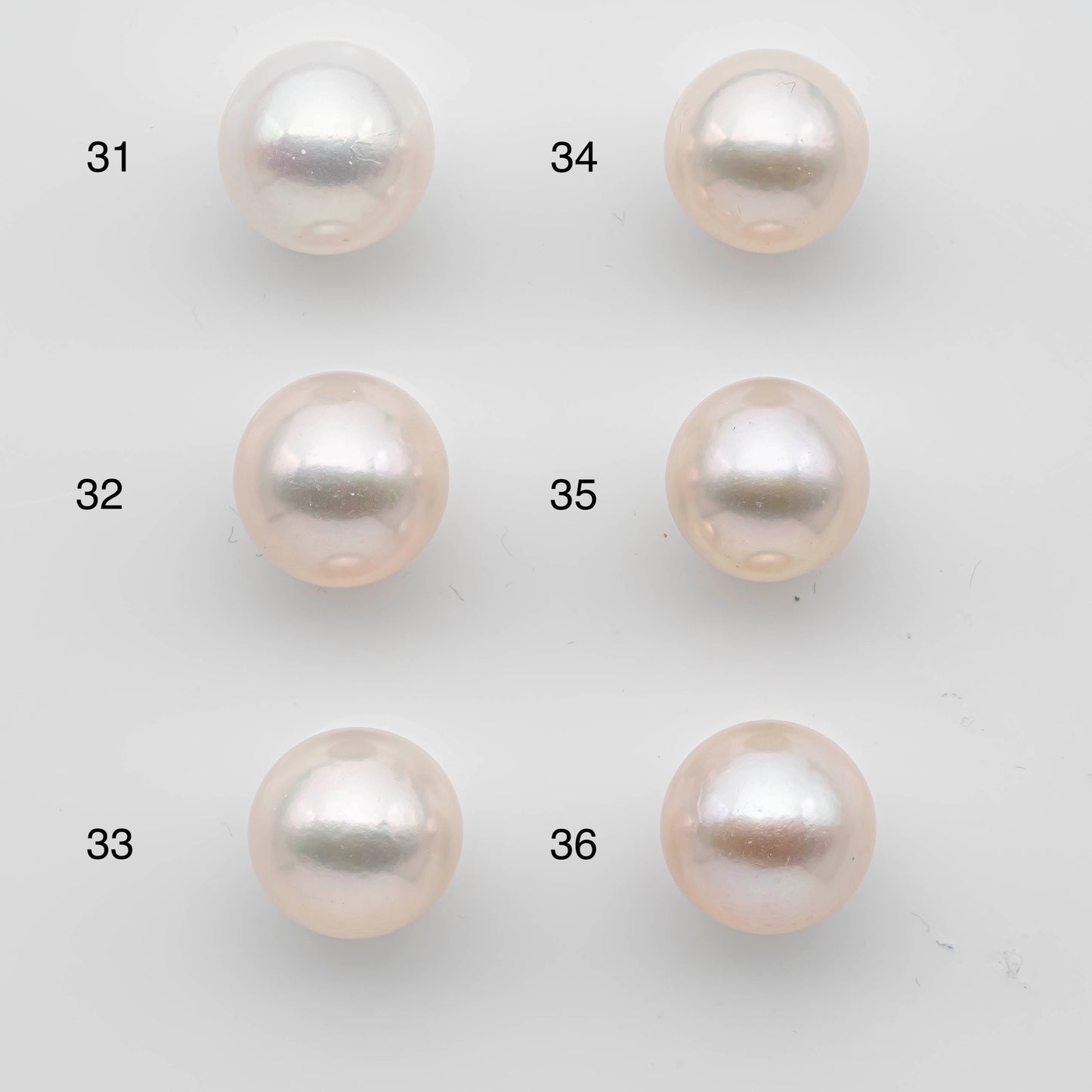 11-2mm White Edison Pearl White Round Single Loose Undrilled