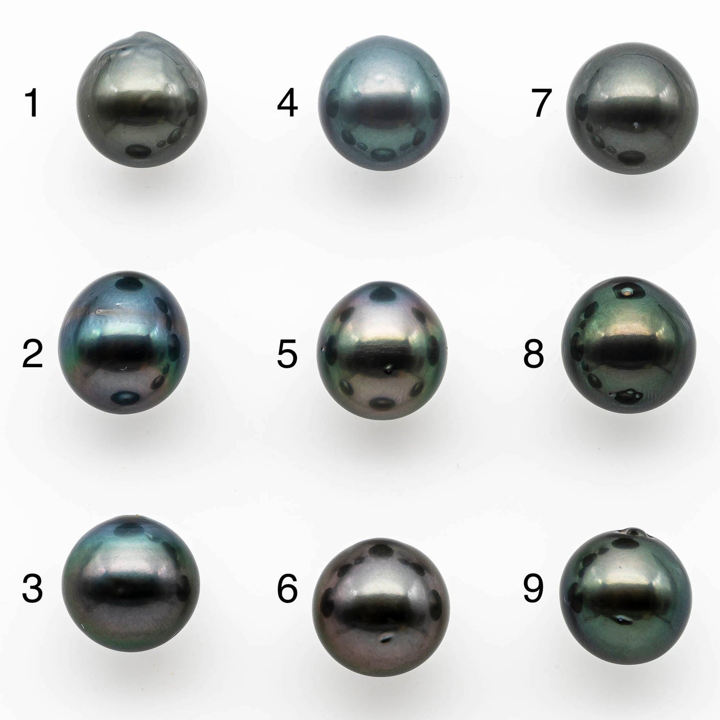 13-14mm Tahitian Pearl Near Round Nice Quality Large Size Loose Undrilled in High Luster and Natural Color, One Single Piece, SKU # 1406TH