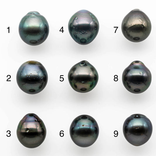 14-15mm Large Tahitian Pearl Near Round Loose Undrilled with Minor Blemish, Natural Color and High Luster in One Single Piece, SKU # 1410TH