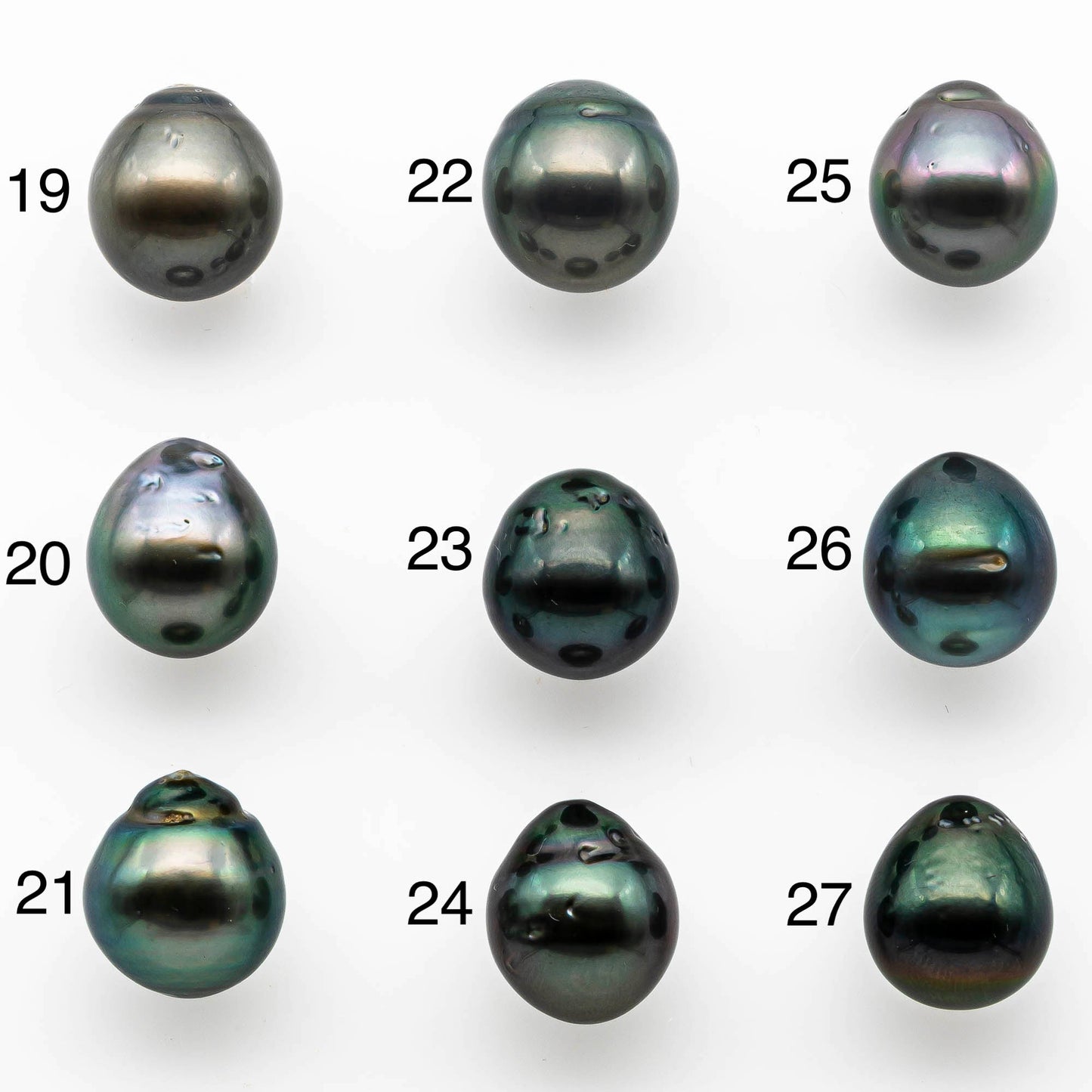 12-13mm Teardrop Tahitian Pearl Loose Undrilled with High Luster and Natural Color, 1 Piece, SKU # 1399TH