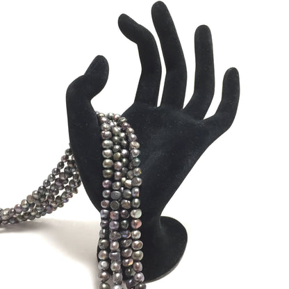 Nugget 6-6.5mm Peacock Freshwater Pearls 16 inches, NUG003