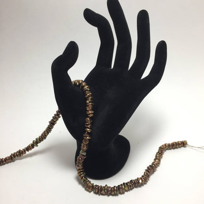 Keshi Pearls, 5.5-8mm Brown Freshwater Pearls in 16 inches strand, KES009