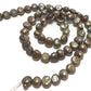 Nugget 6-6.5mm Brown Freshwater Pearls 16 inches, NUG014