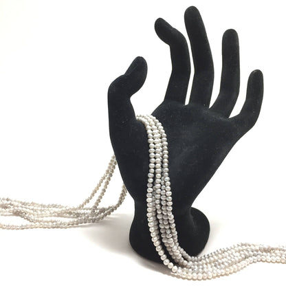 Baby Potato 3-3.5mm Grey Freshwater Pearls 16 inches, Seed Pearls, BPOT009