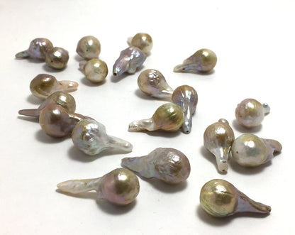 Edison Pearls Drop 14-16 x 25-29mm, Natural Color Single Piece EDP002
