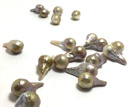 Edison Pearls Drop 14-16 x 25-29mm, Natural Color Single Piece EDP002