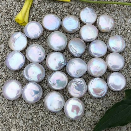 Coin Pearls 14-15mm White Single Piece  COIN_S005