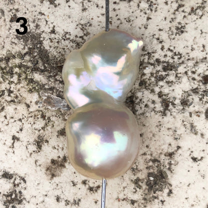 Baroque Pearls 14-20mm Single Piece, Natural Color.  BAR_S019